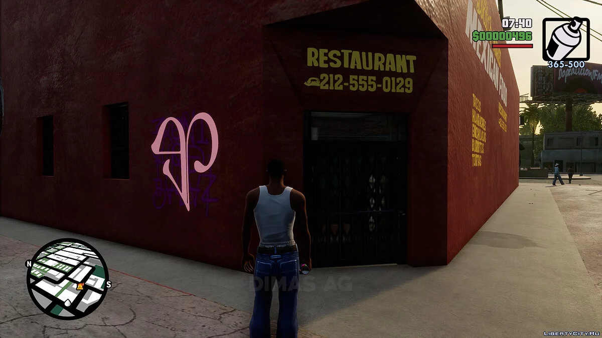 BLACKPINK граффити (Замена тегов Grove Street) / GTA San Andreas: The Definitive Edition