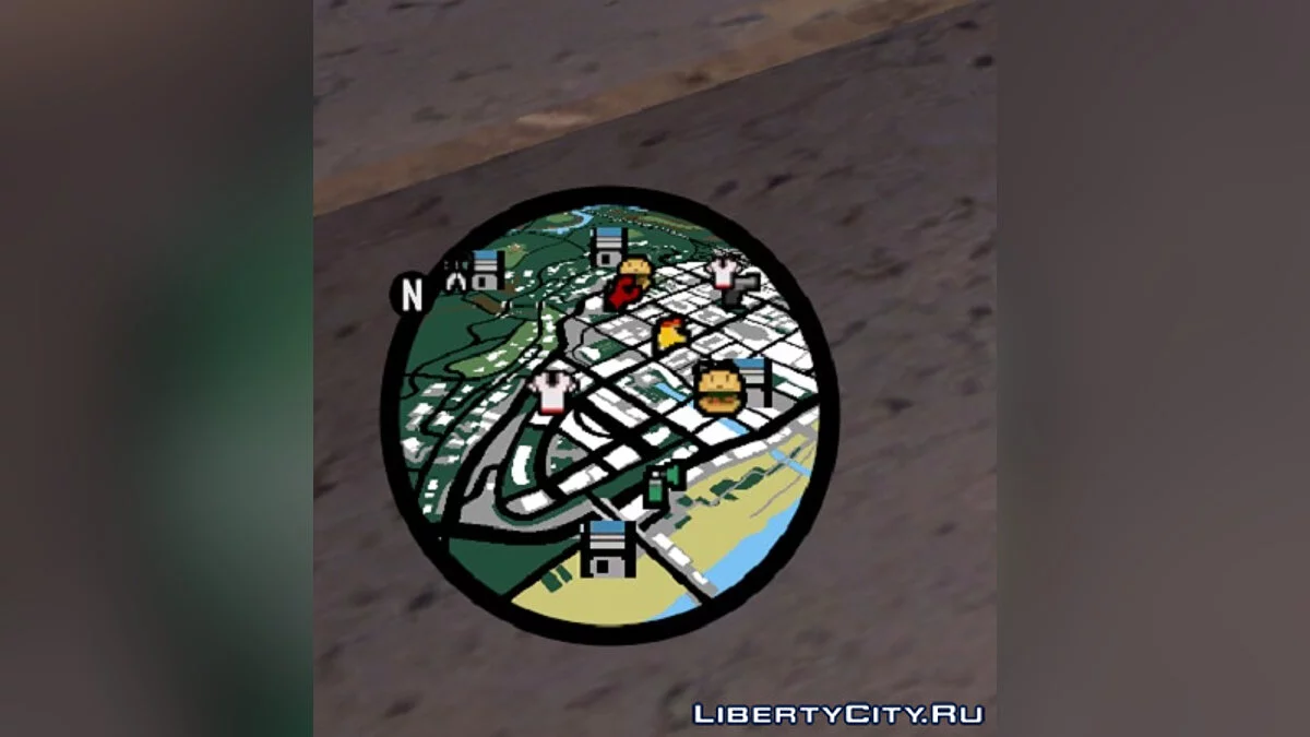 Иконки из классической версии / GTA San Andreas: The Definitive Edition