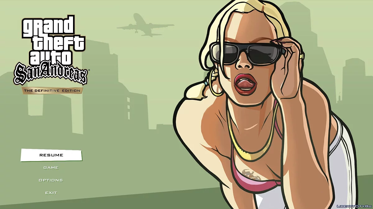 Классический шрифт [GTA 3, VC, SA] / GTA San Andreas: The Definitive Edition