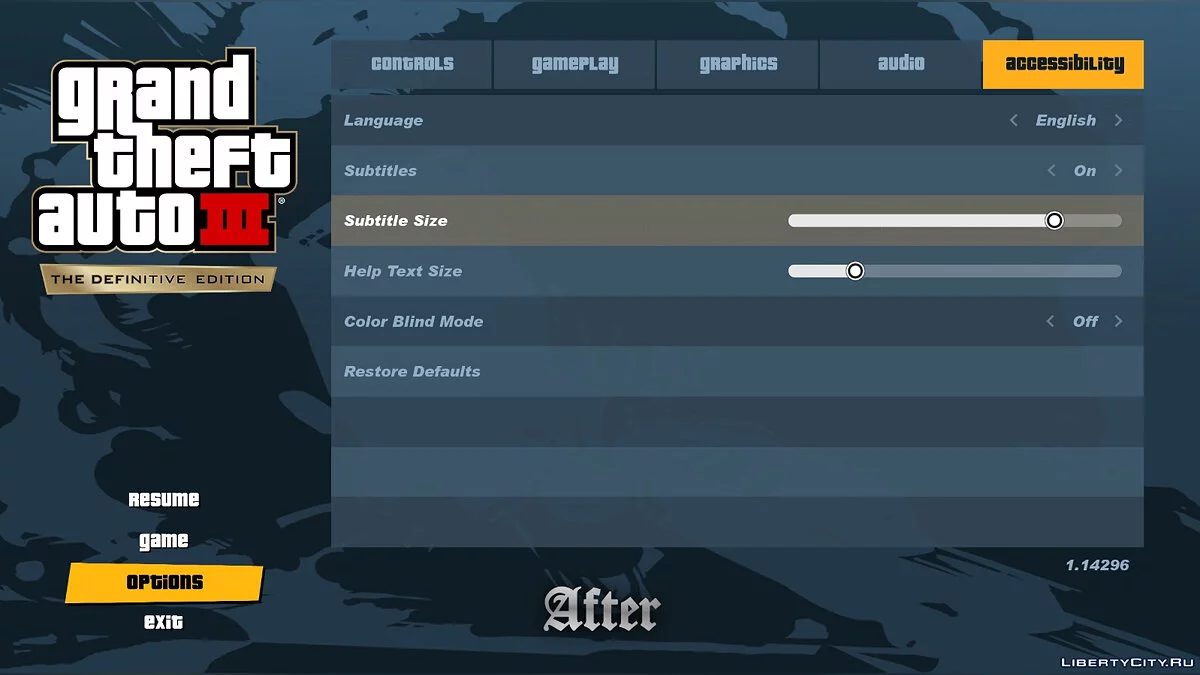Классический шрифт v2.1 [GTA 3, VC, SA] / GTA San Andreas: The Definitive Edition