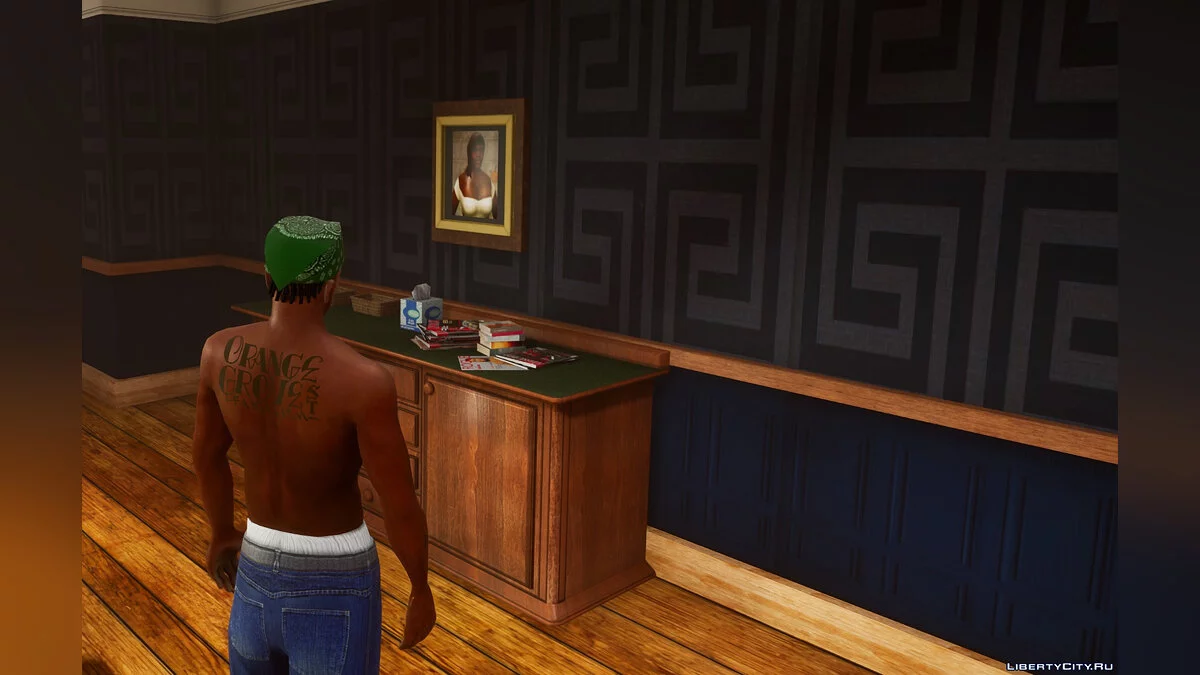 Новые обои в доме Сиджея / GTA San Andreas: The Definitive Edition