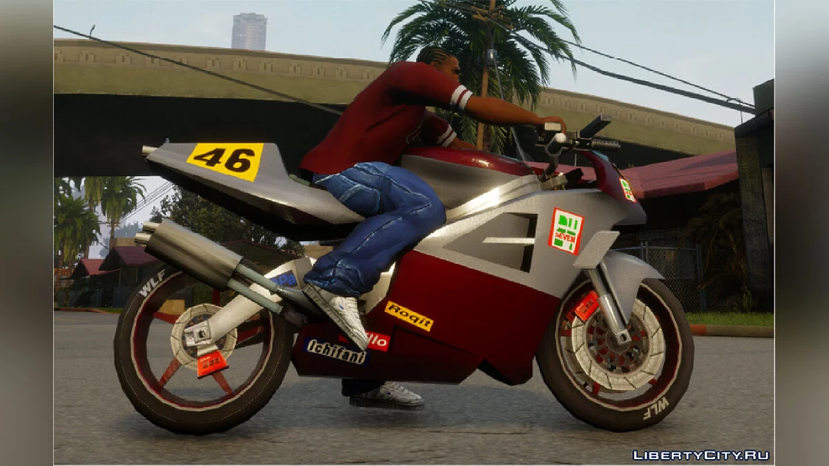Правильный апскейл двухколёсного транспорта / GTA San Andreas: The Definitive Edition
