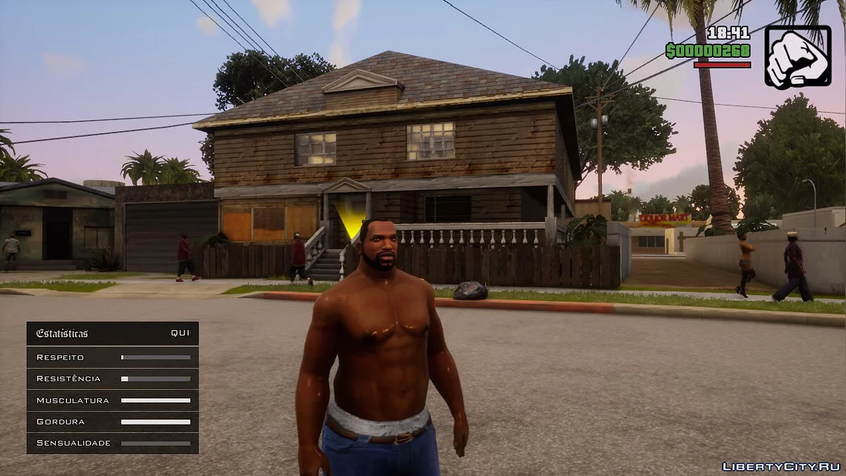 Улучшенная текстура торса v1.0 / GTA San Andreas: The Definitive Edition