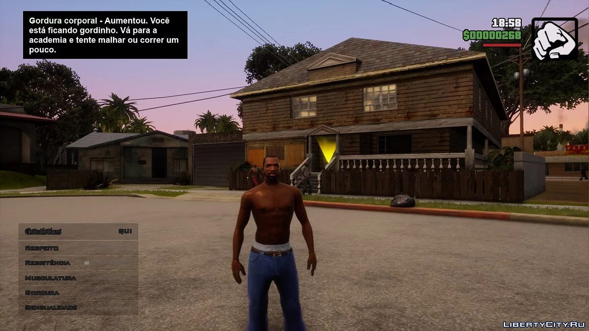 Улучшенная текстура торса v1.0 / GTA San Andreas: The Definitive Edition