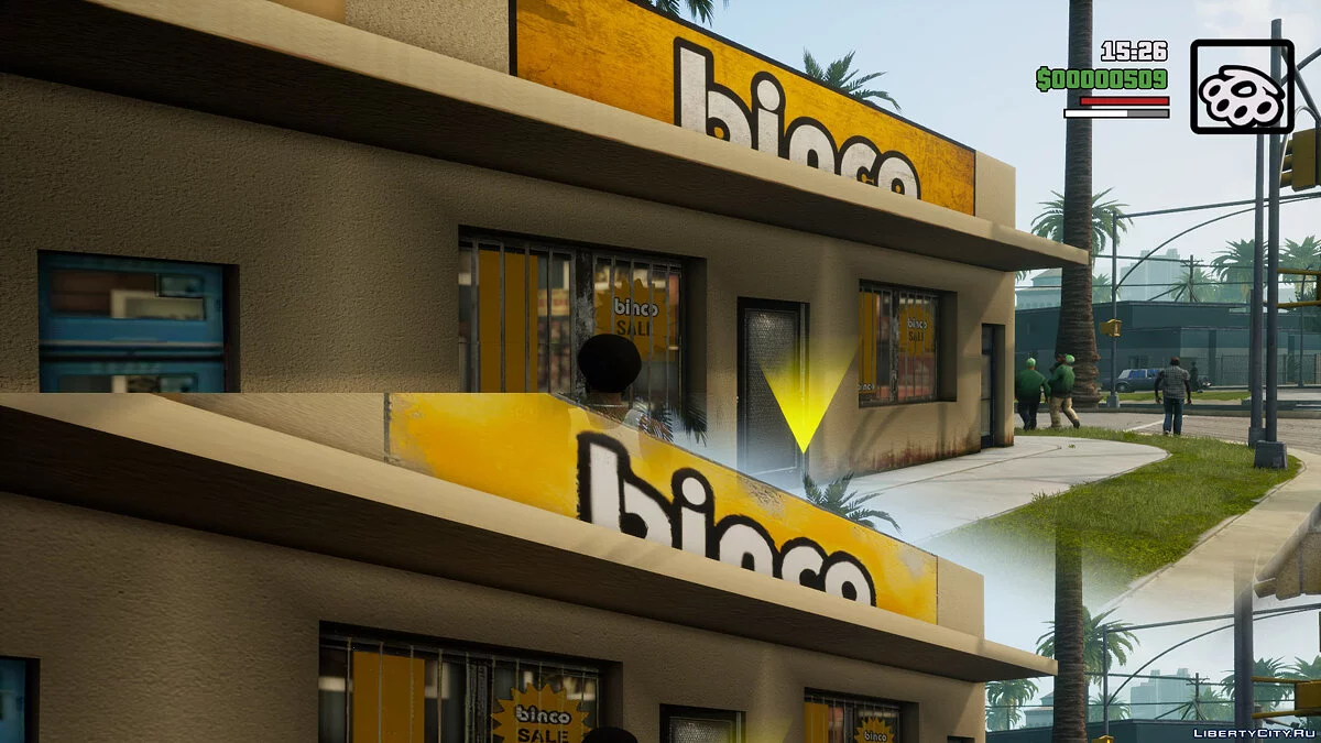 Улучшенные текстуры Binco 1.1 / GTA San Andreas: The Definitive Edition