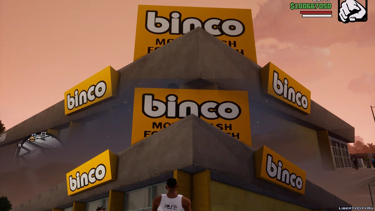Улучшенные текстуры Binco 1.2 / GTA San Andreas: The Definitive Edition
