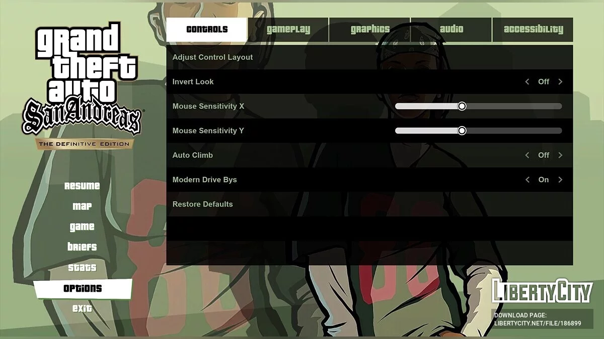 Заставка с Дэнис / GTA San Andreas: The Definitive Edition