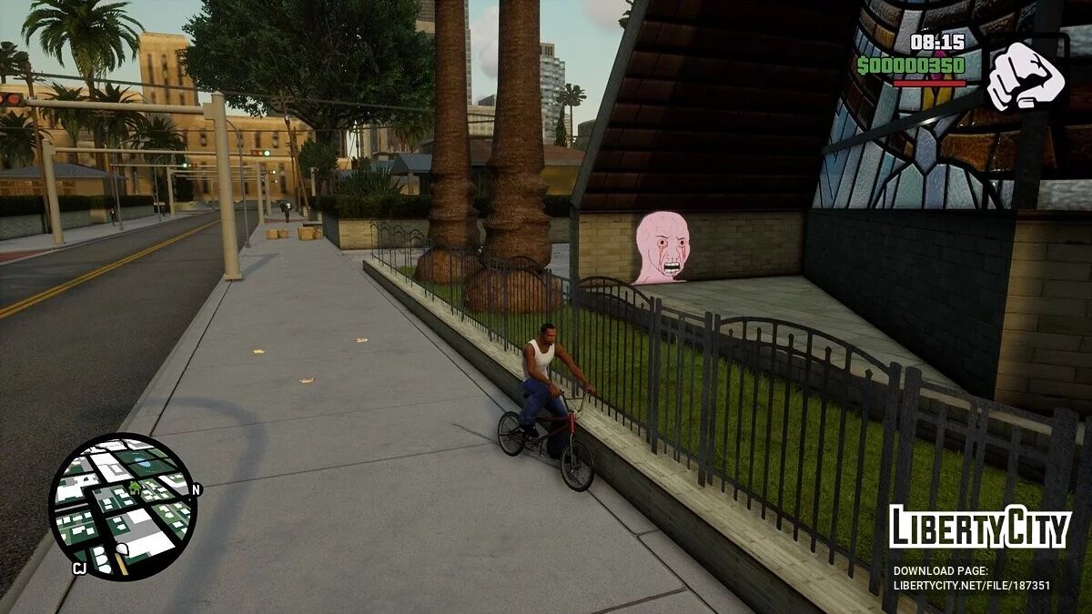Мемы вместо граффити банд / GTA San Andreas: The Definitive Edition