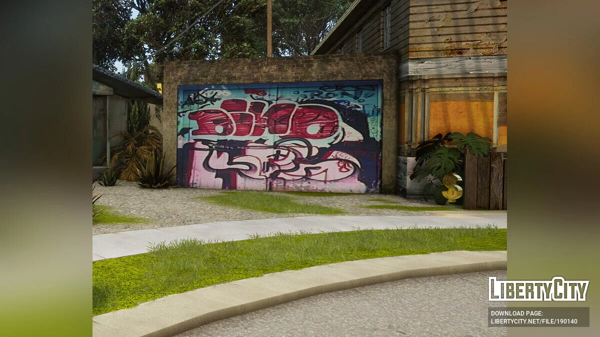 Новое граффити для двери гаража / GTA San Andreas: The Definitive Edition