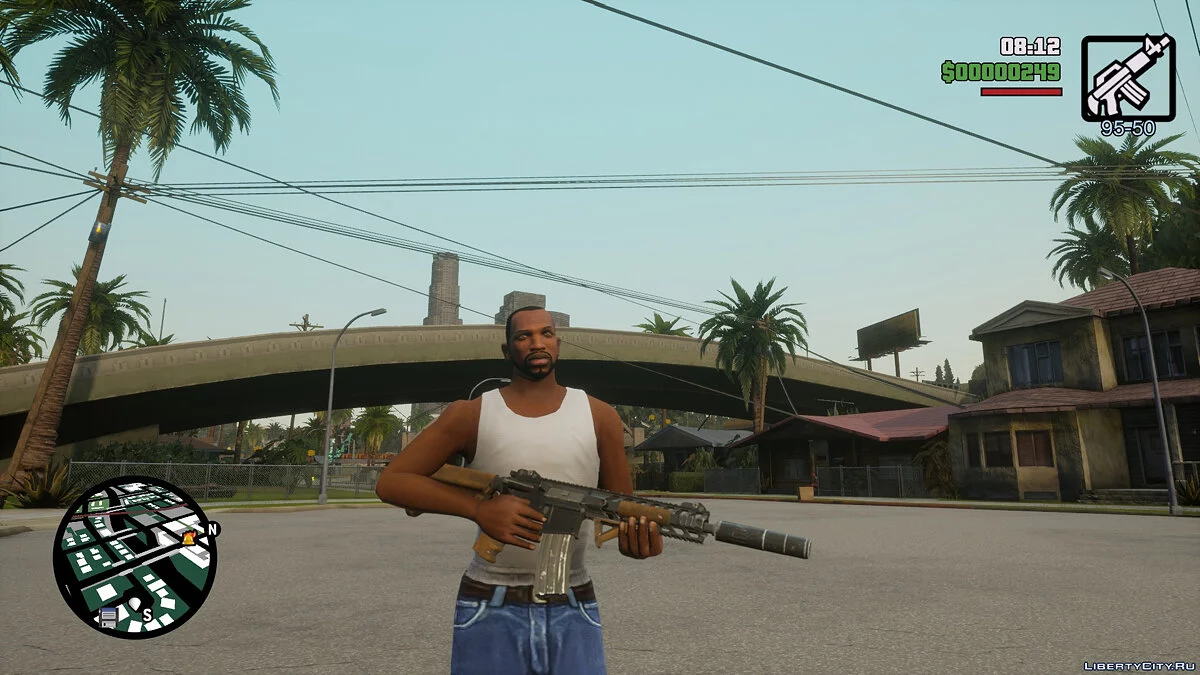 M29 Infantry Assault Rifle from Serious Sam 4 / GTA San Andreas: The Definitive Edition