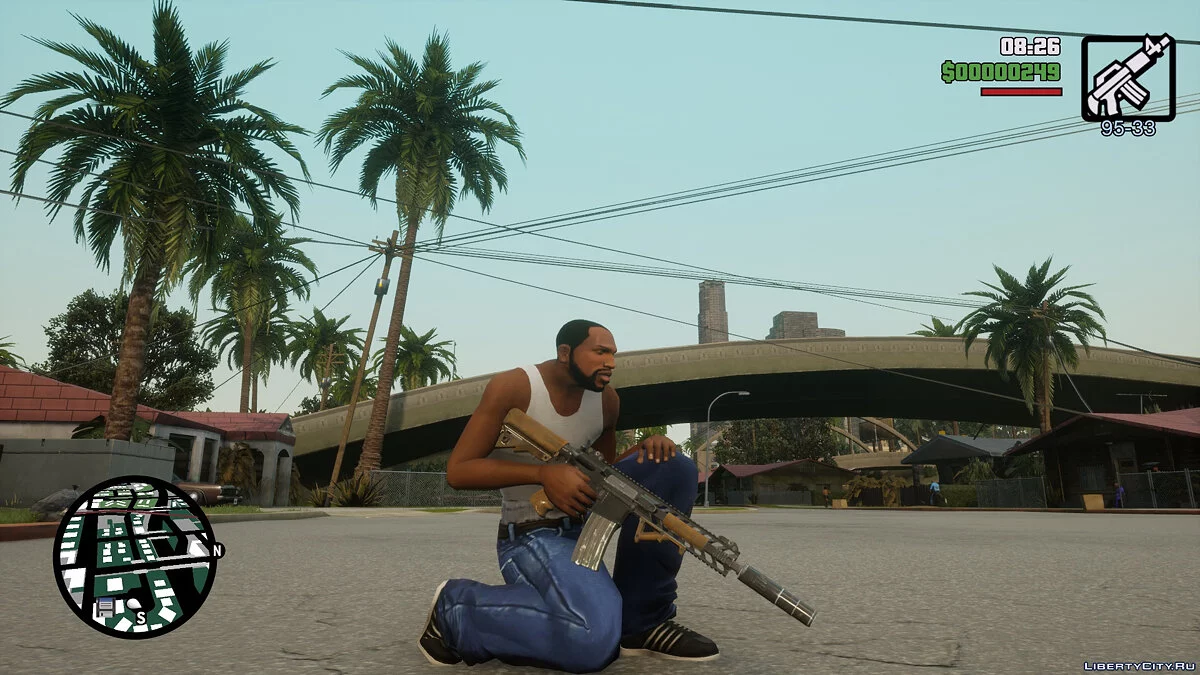 M29 Infantry Assault Rifle from Serious Sam 4 / GTA San Andreas: The Definitive Edition