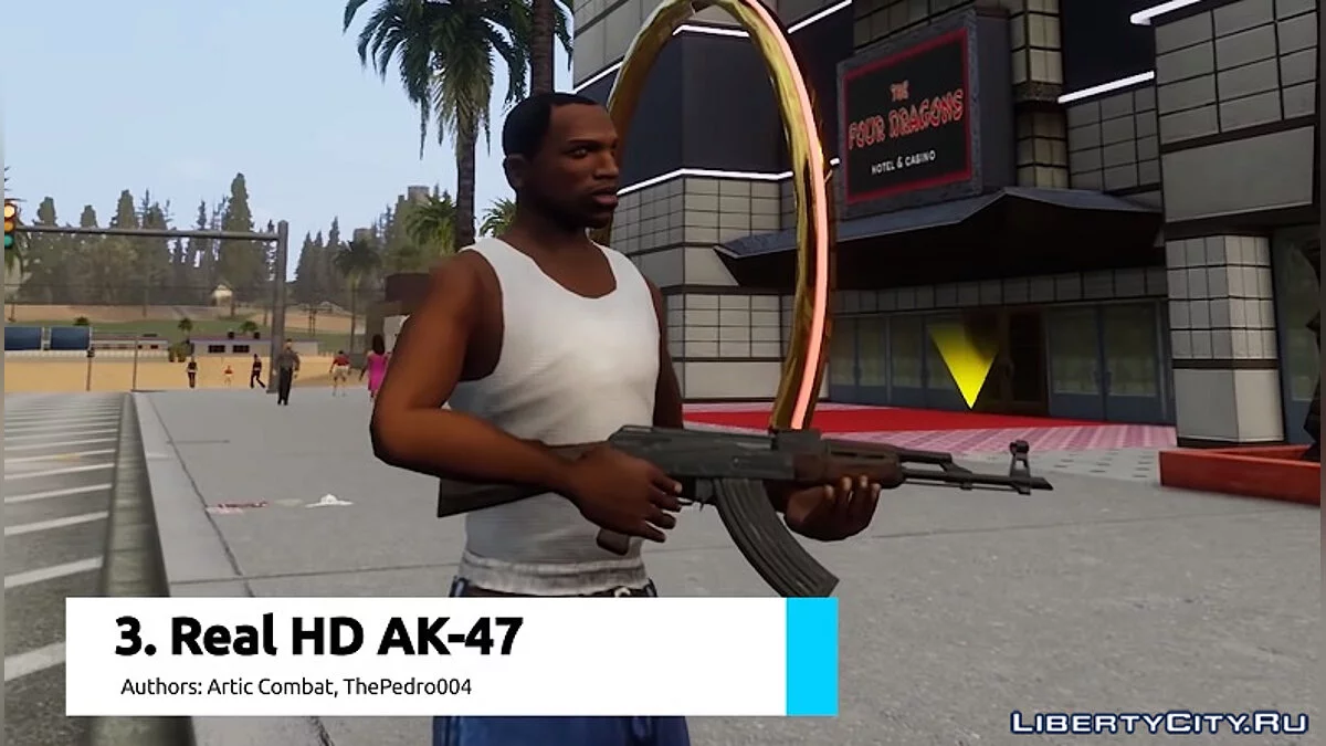 Реальный AK-47 (HD) / GTA San Andreas: The Definitive Edition