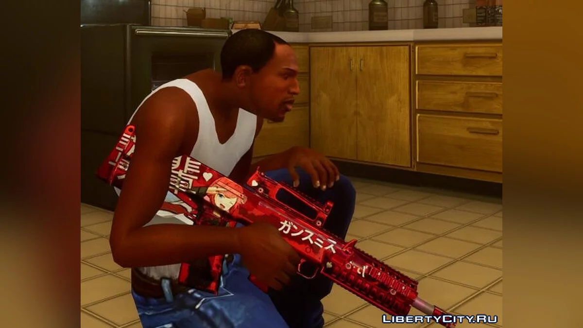 Сборник оружия из Call of Duty Modern Warfare 2019 / GTA San Andreas: The Definitive Edition