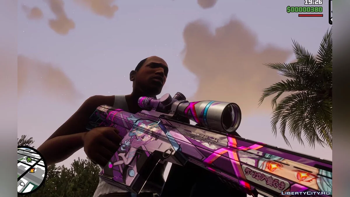 Сборник оружия из Call of Duty Modern Warfare 2019 / GTA San Andreas: The Definitive Edition