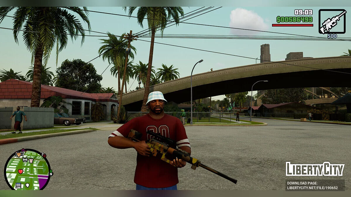Сборник оружия из Modern Warfare / GTA San Andreas: The Definitive Edition