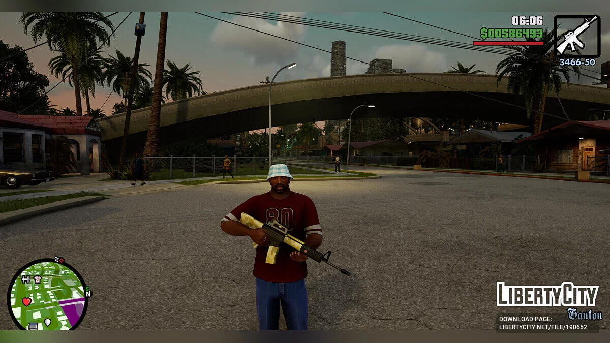Сборник оружия из Modern Warfare / GTA San Andreas: The Definitive Edition