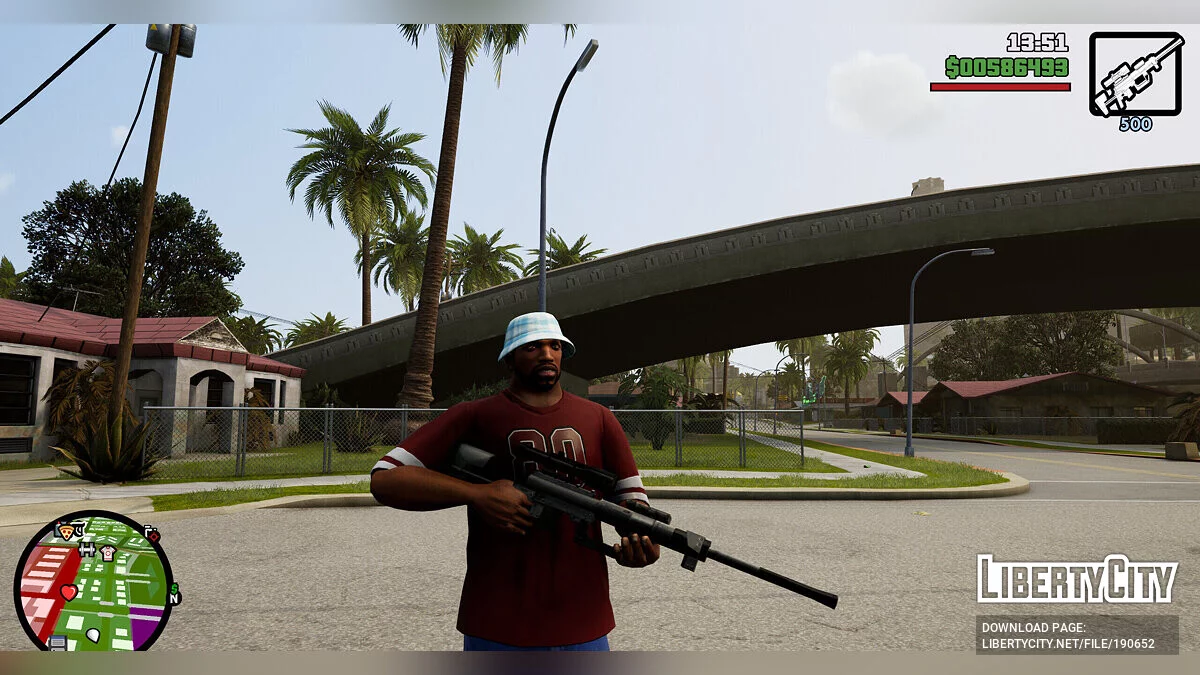 Сборник оружия из Modern Warfare / GTA San Andreas: The Definitive Edition
