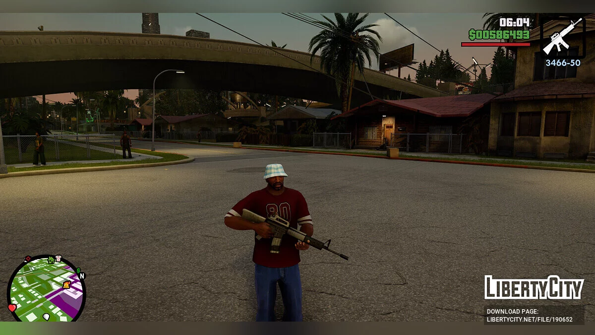 Сборник оружия из Modern Warfare / GTA San Andreas: The Definitive Edition