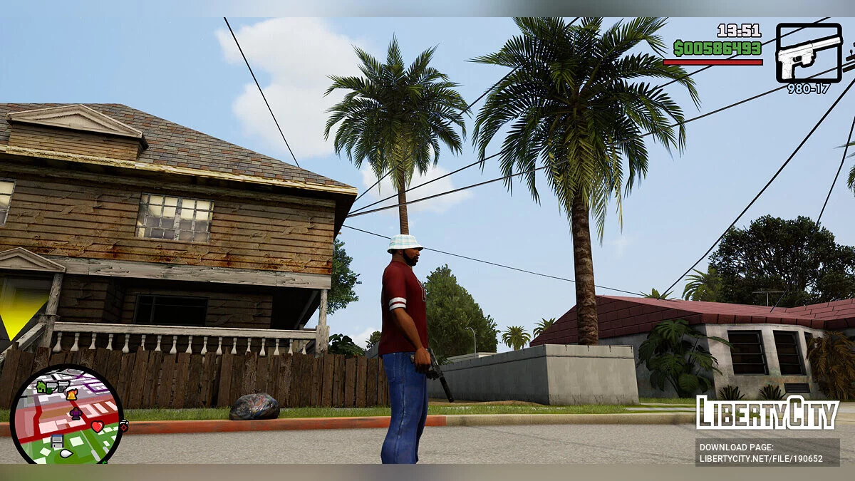 Сборник оружия из Modern Warfare / GTA San Andreas: The Definitive Edition