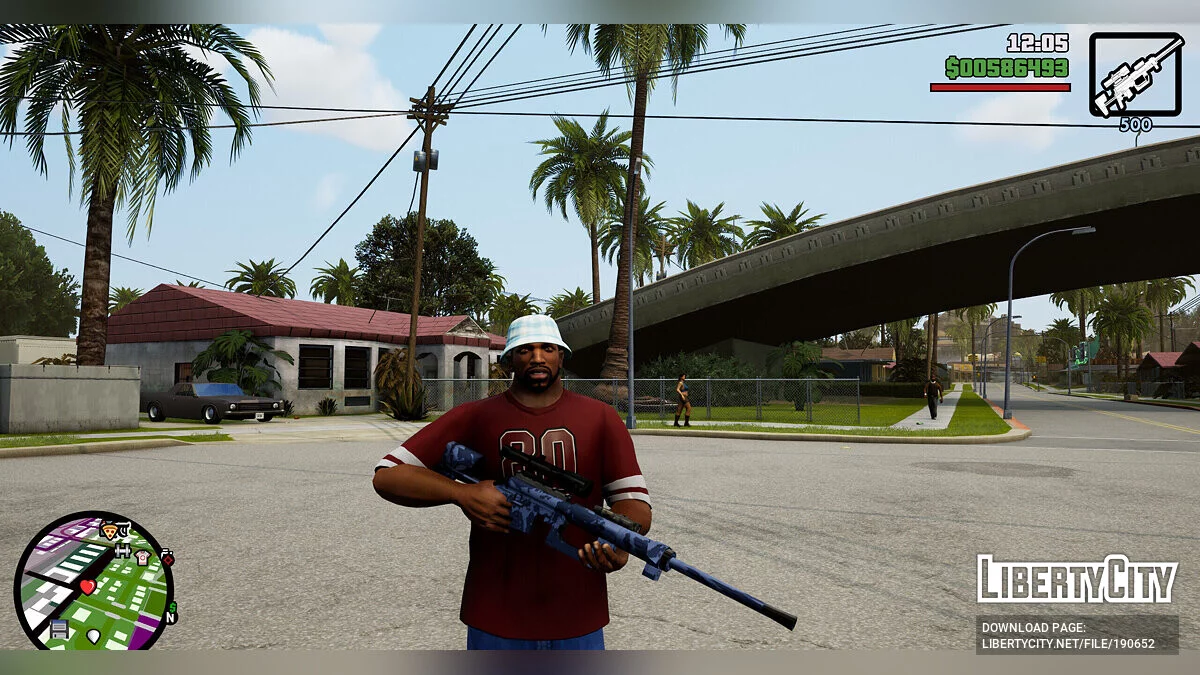 Сборник оружия из Modern Warfare / GTA San Andreas: The Definitive Edition