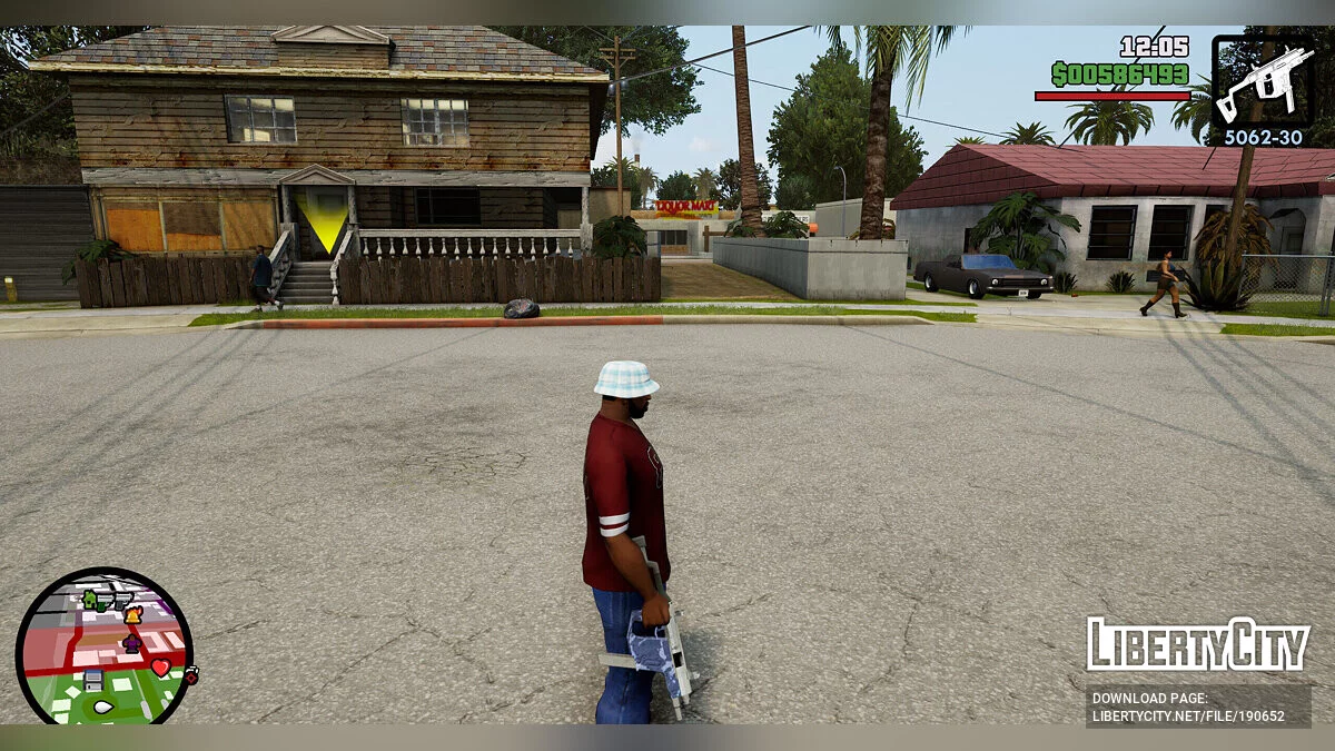 Сборник оружия из Modern Warfare / GTA San Andreas: The Definitive Edition