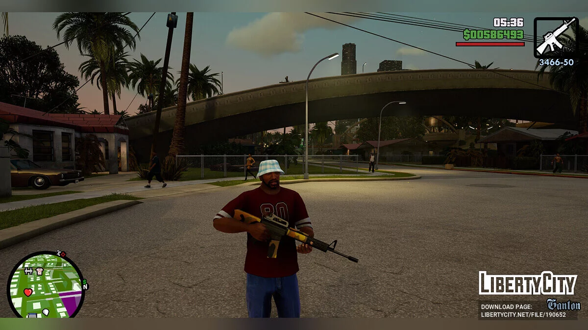 Сборник оружия из Modern Warfare / GTA San Andreas: The Definitive Edition