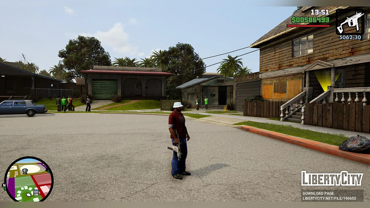 Сборник оружия из Modern Warfare / GTA San Andreas: The Definitive Edition