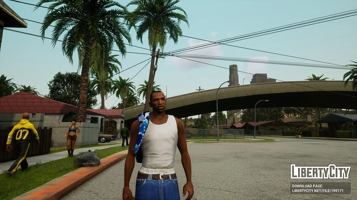 Гуччи и Bape рюкзаки / GTA San Andreas: The Definitive Edition