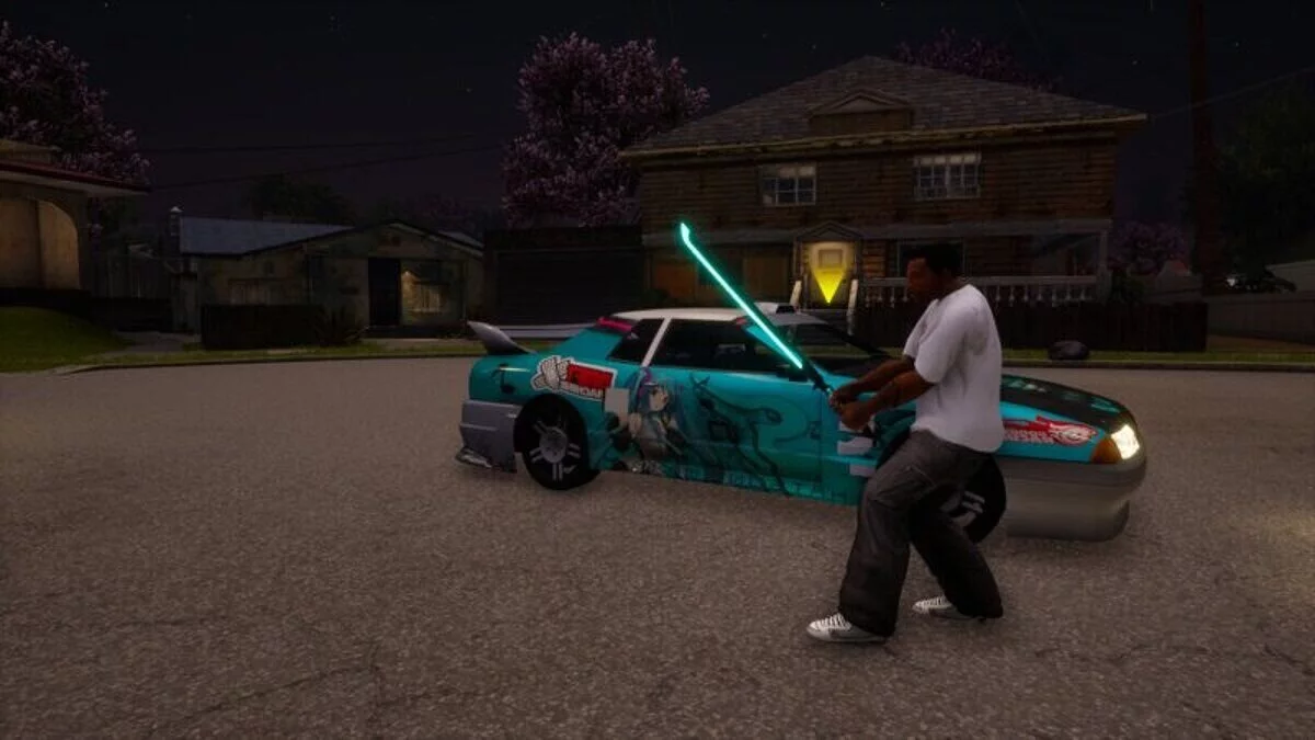 Sci-Fi Katana / GTA San Andreas: The Definitive Edition