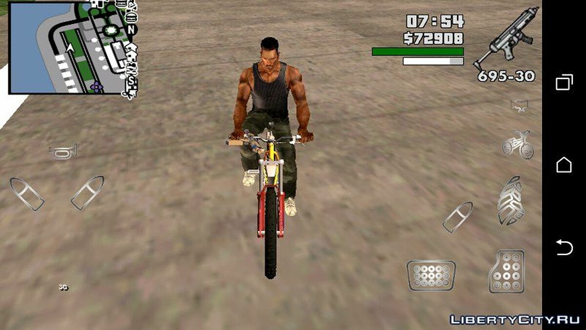 Замена mtbike.dff в GTA San Andreas (iOS, Android) (19 файлов)