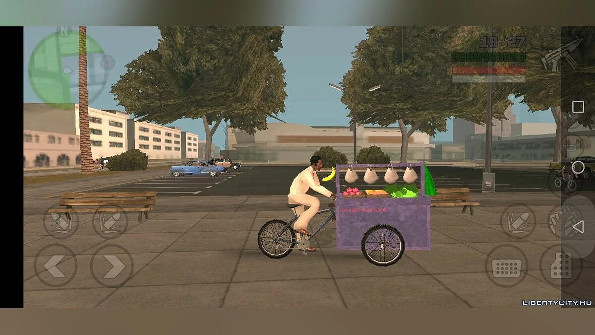 Vegetable Cart only DFF / GTA San Andreas (iOS, Android)