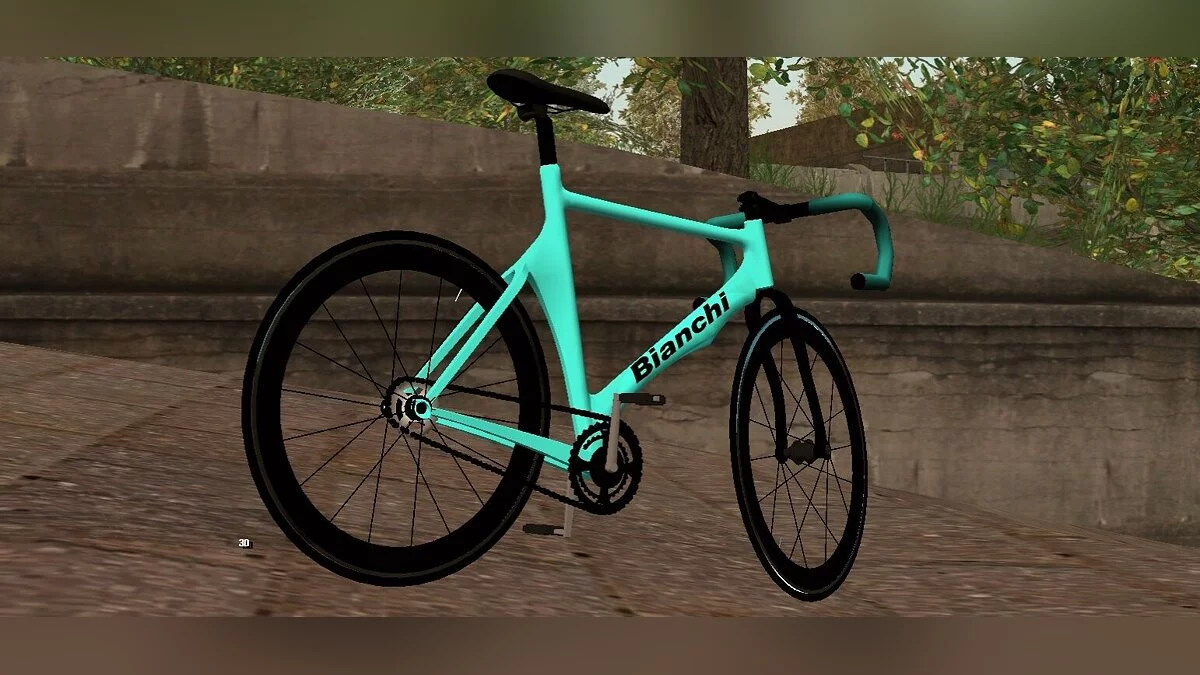 Bianchi Fixed Gear Bicycle / GTA San Andreas (iOS, Android)