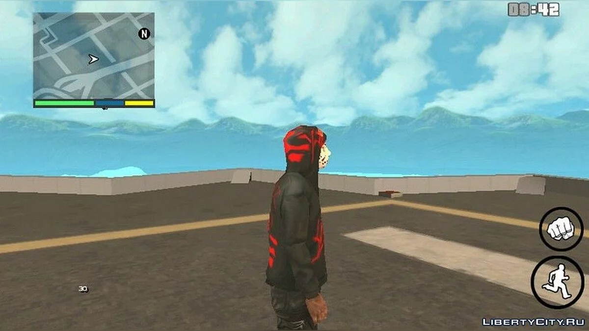 Толстовка в крови и маска Джейсона / GTA San Andreas (iOS, Android)