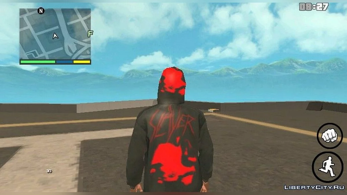 Толстовка в крови и маска Джейсона / GTA San Andreas (iOS, Android)