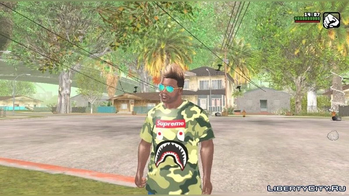 Камуфляжная футболка / GTA San Andreas (iOS, Android)
