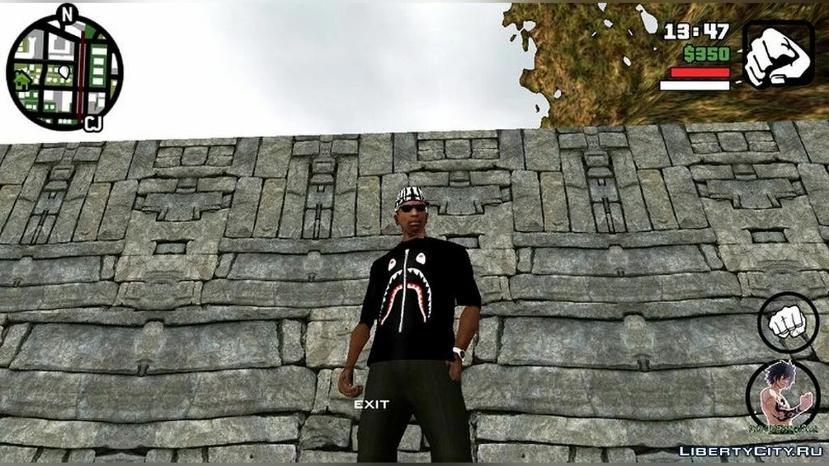 Футболка Bape Shark / GTA San Andreas (iOS, Android)