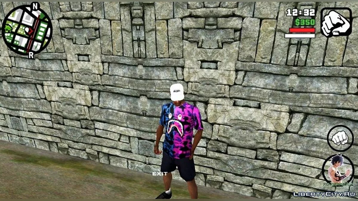 Футболка Bape shark / GTA San Andreas (iOS, Android)