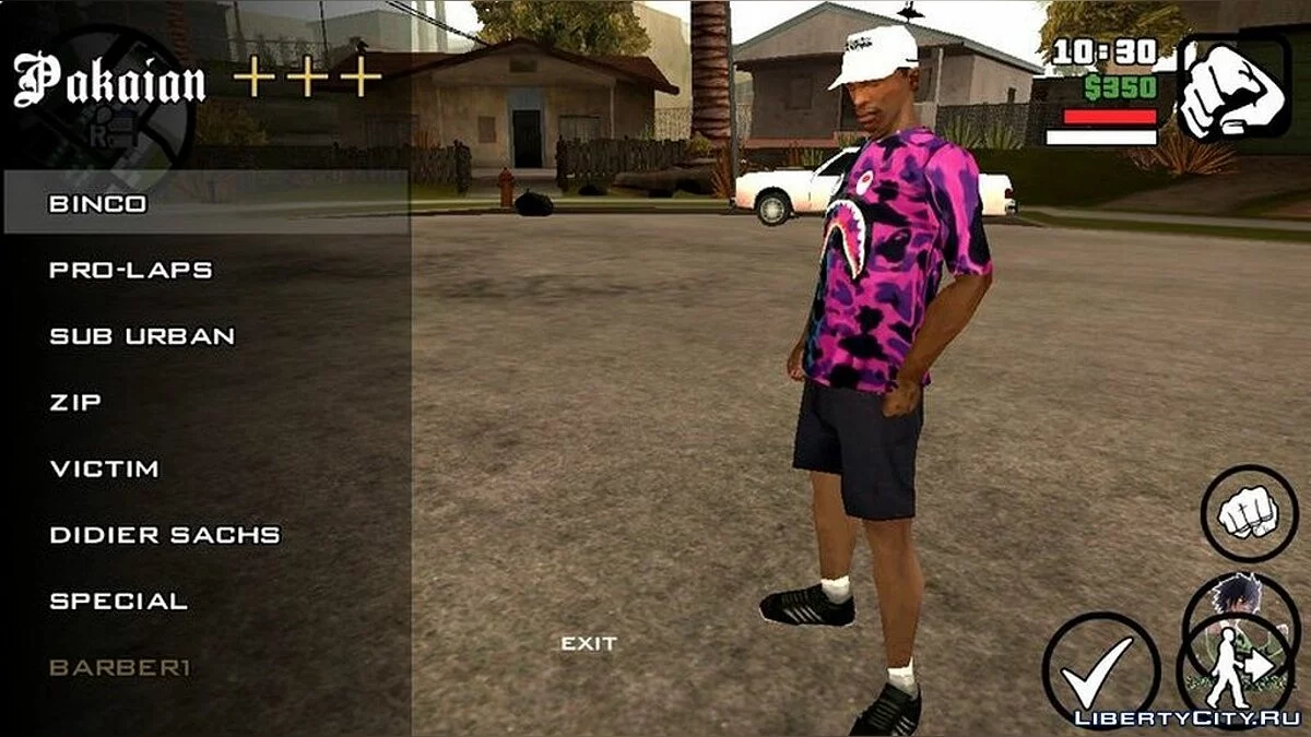 Футболка Bape shark / GTA San Andreas (iOS, Android)
