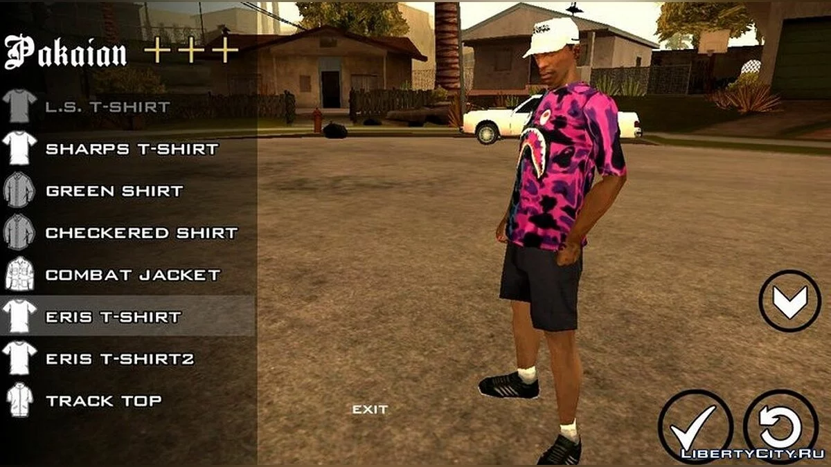 Футболка Bape shark / GTA San Andreas (iOS, Android)