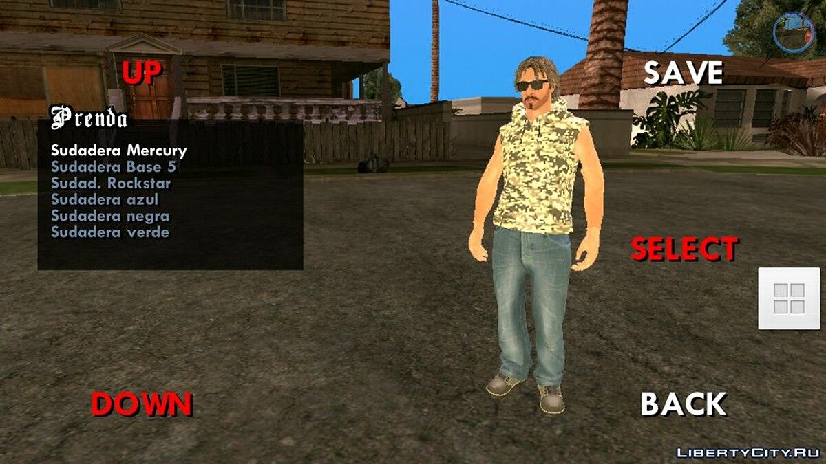 Скачать Сборник одежды из GTA Online для GTA San Andreas (iOS, Android)