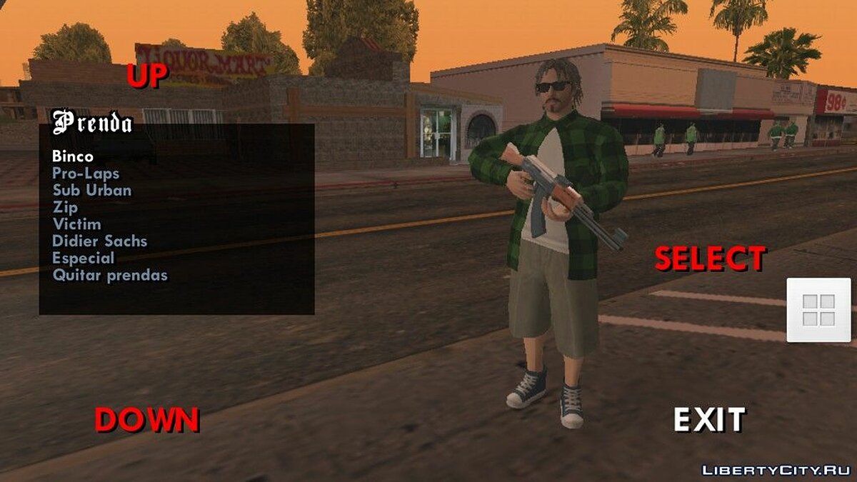 Скачать Сборник одежды из GTA Online для GTA San Andreas (iOS, Android)