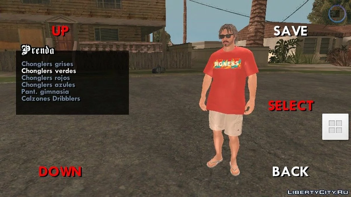 Сборник одежды из GTA Online / GTA San Andreas (iOS, Android)