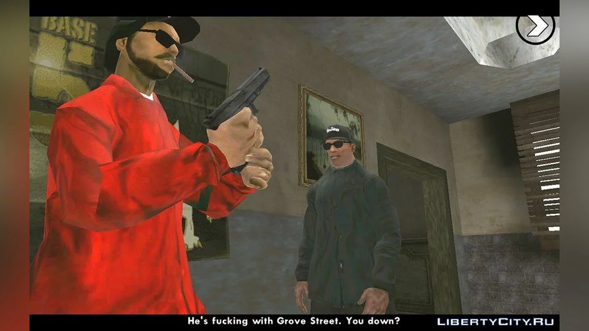 Красная рубашка для Райдера / GTA San Andreas (iOS, Android)