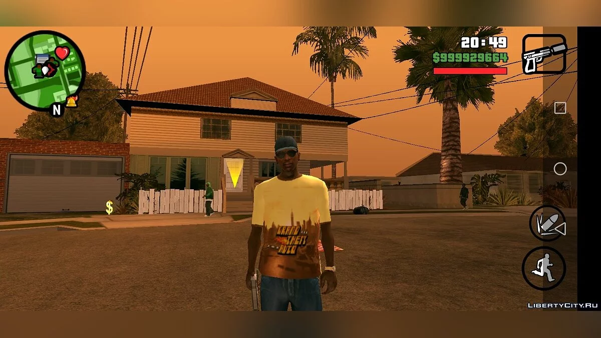 Майка "GrandTheftAuto" от Storozh / GTA San Andreas (iOS, Android)