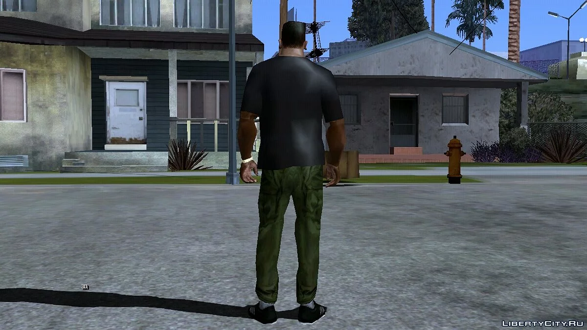 Черная футболка Iron Maiden / GTA San Andreas (iOS, Android)