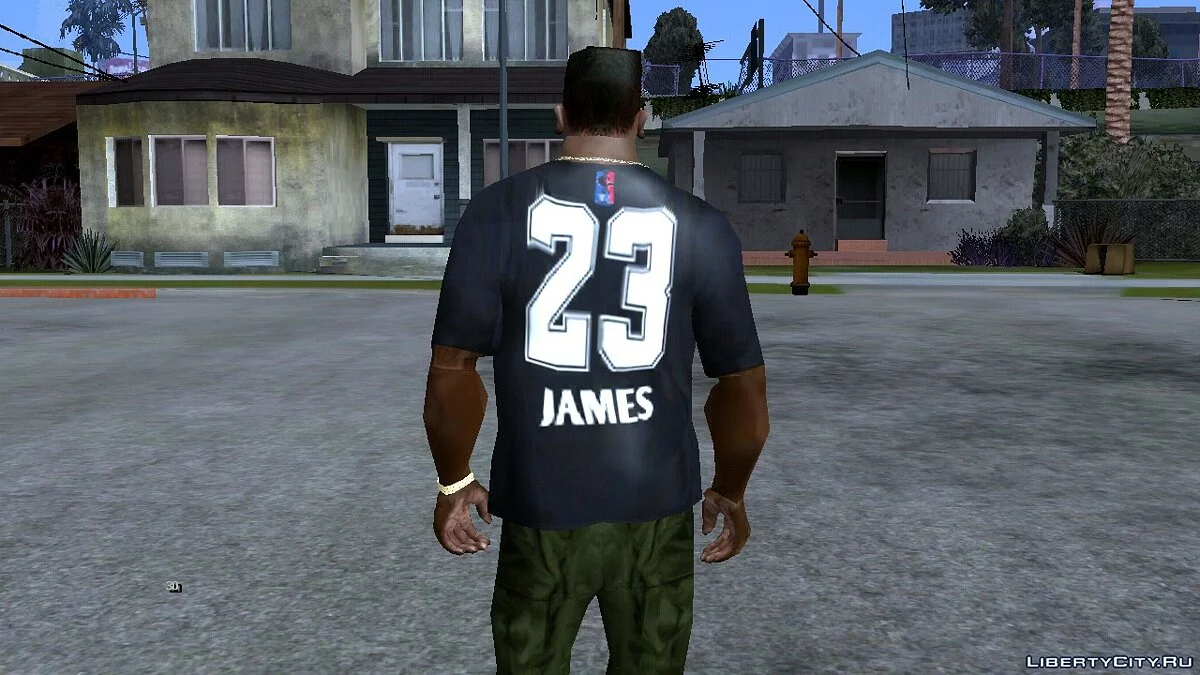 Футболка Леброна Джеймса Джерси / GTA San Andreas (iOS, Android)