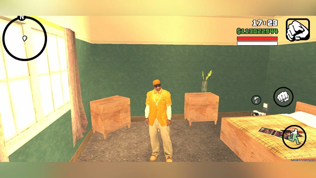CJ в образе OG Loca (с загрузочного экрана) / GTA San Andreas (iOS, Android)