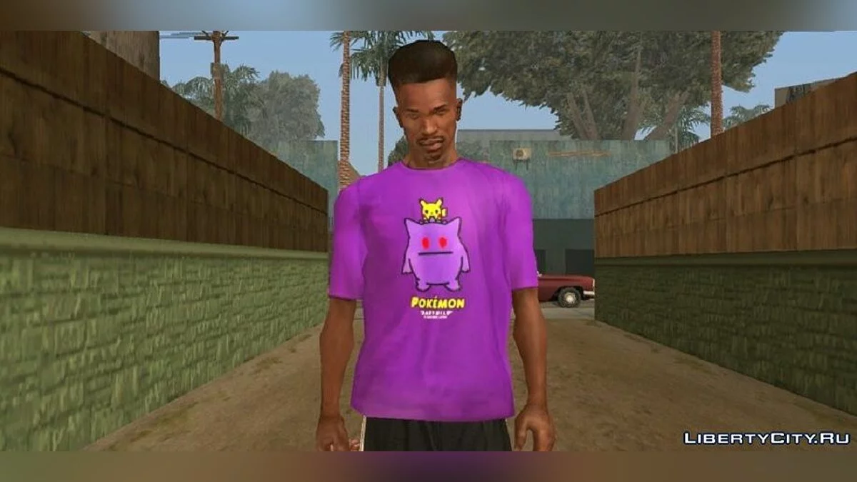 Футболки с Покемонами для Карла / GTA San Andreas (iOS, Android)