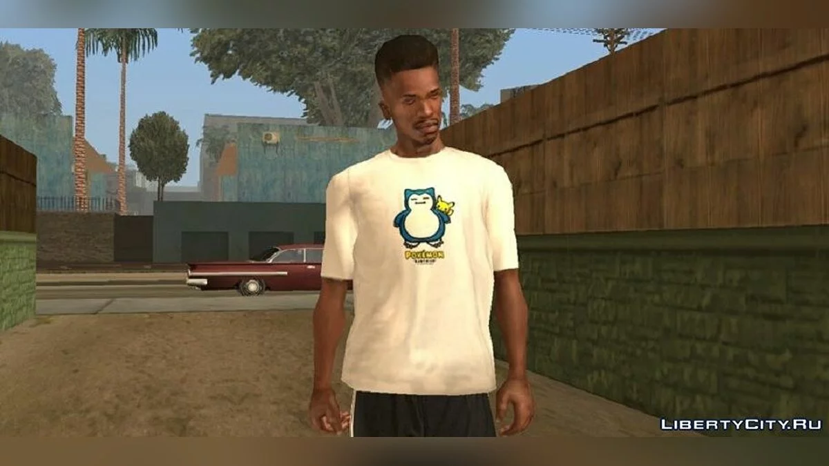 Футболки с Покемонами для Карла / GTA San Andreas (iOS, Android)