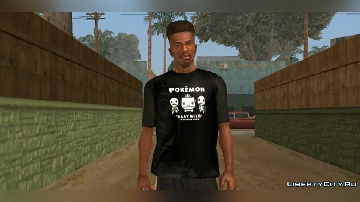 Футболки с Покемонами для Карла / GTA San Andreas (iOS, Android)